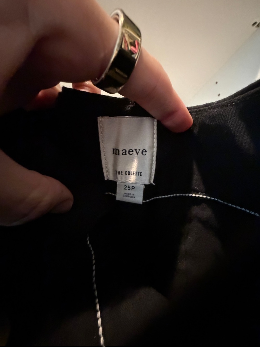 Maeve Colette High-Rise Wide-Leg Pants in Black - Picture 5 of 7